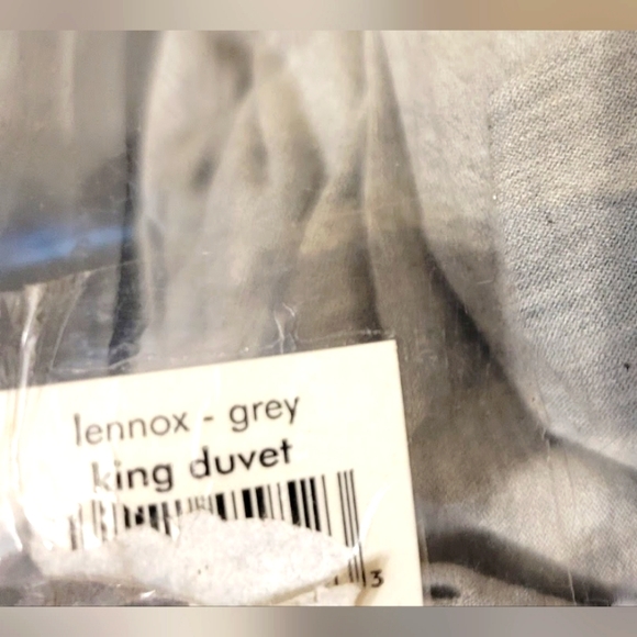 Calvin Klein Lennox Duvet Cover - grey, size King - Picture 7 of 7